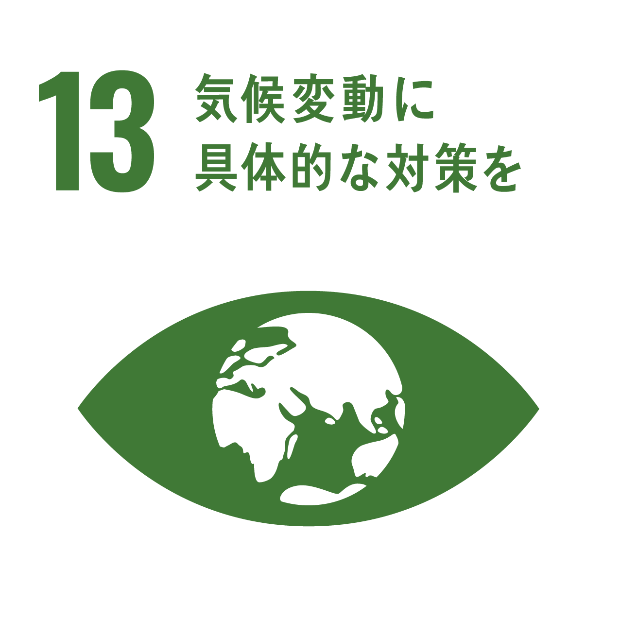 SDGs 目標13：気候変動に具体的な対策を
