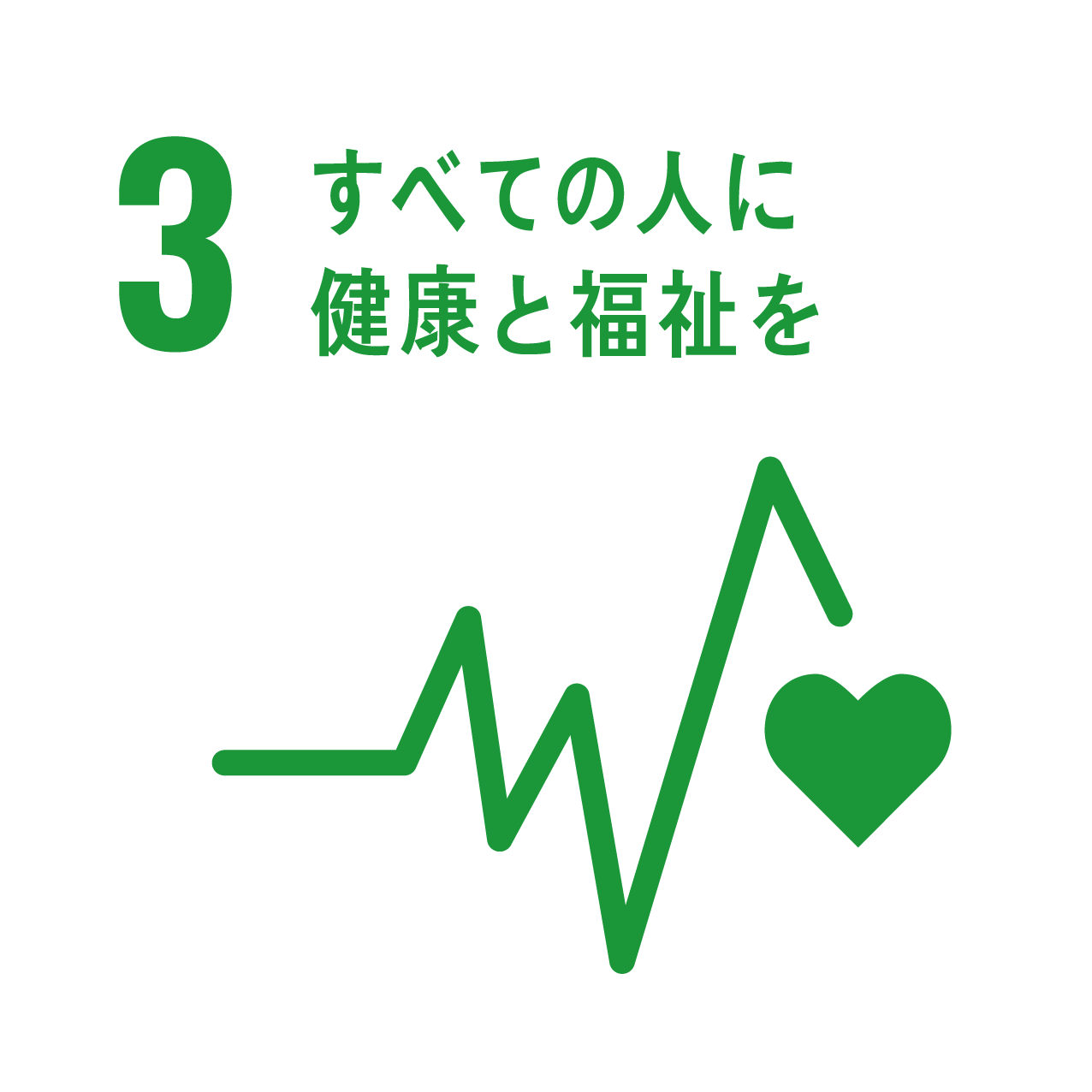SDGs 目標3：すべての人に健康と福祉を